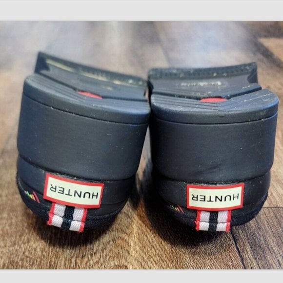 Hunter Original Waterproof Play Mini Rainbow Print Clogs - Picture 10 of 14